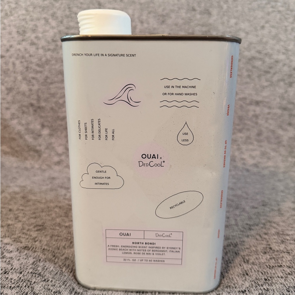Rare Discontinued DedCool X OUAI Laundry DEDtergent Clean Non-Toxic North Bondi